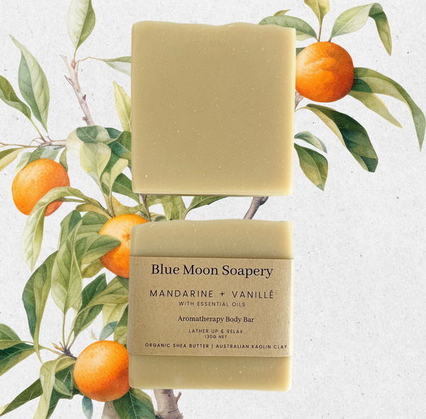 Mandarine and Vanille Natural Soap