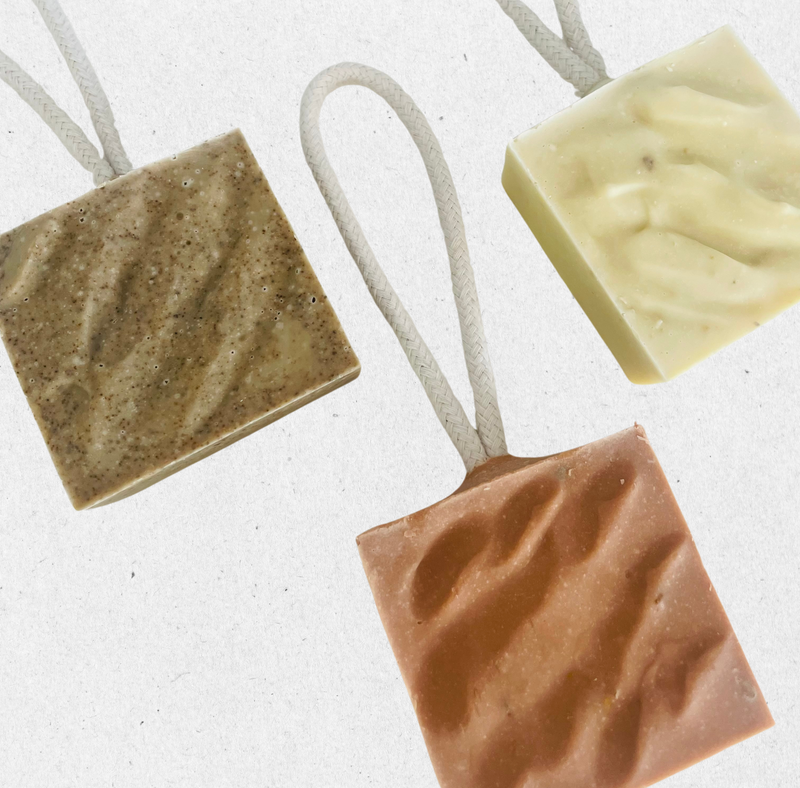 Exfoliating Natural Soap on Rope