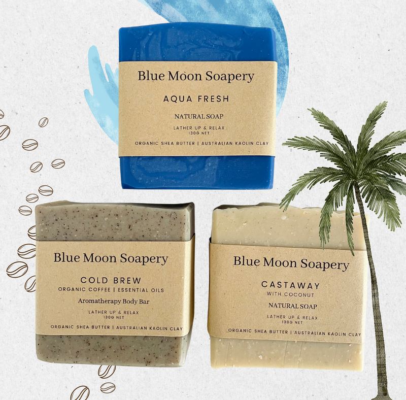 Mens Natural Soap - Best Soap for Men 3 pack